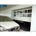 Contemporary Automatic Clear Aluminium Overhead Garage Door